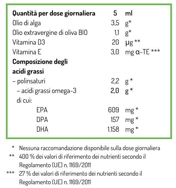 Omega 3 vegano 100 ml