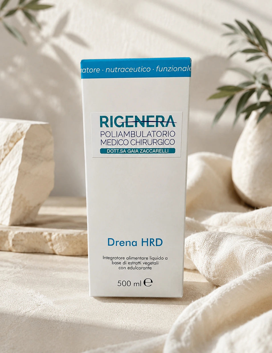 Integratore drenante Rigenera – prodotto nutraceutico per benessere e depurazione