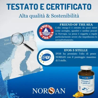 Omega 3 Capsule – Olio di Pesce & Estratto di Rosmarino