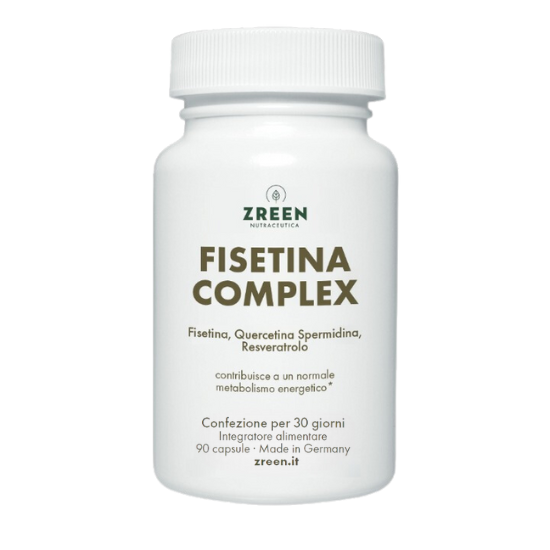 Fisetina Complex – Fisetina, Quercetina, Spermidina, Trans-Resveratrolo Capsule HPMC (30 giorni)