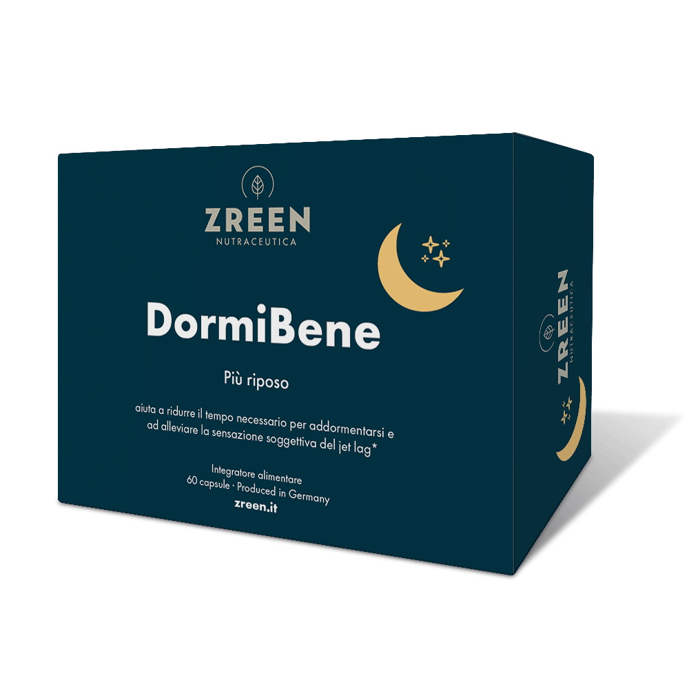 Dormibene – Valeriana, Melatonina, Camomilla e Melissa | 60 capsule