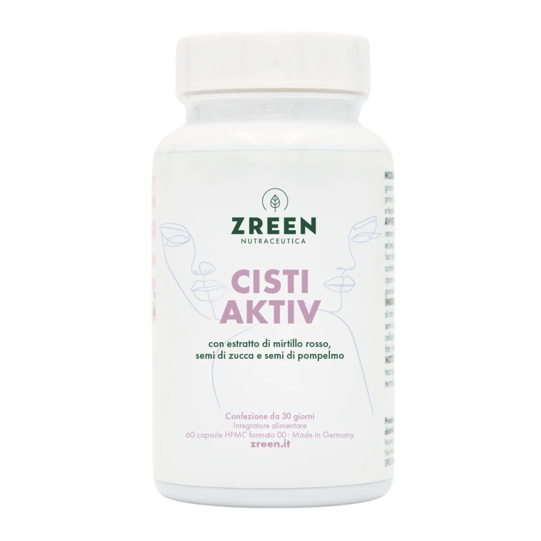 Cisti Aktiv – Mirtillo Rosso, Semi di Zucca & Pompelmo