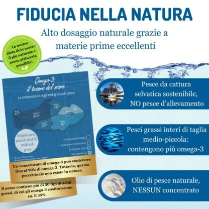 Omega 3 Total Olio di pesce liquido con vitamina D