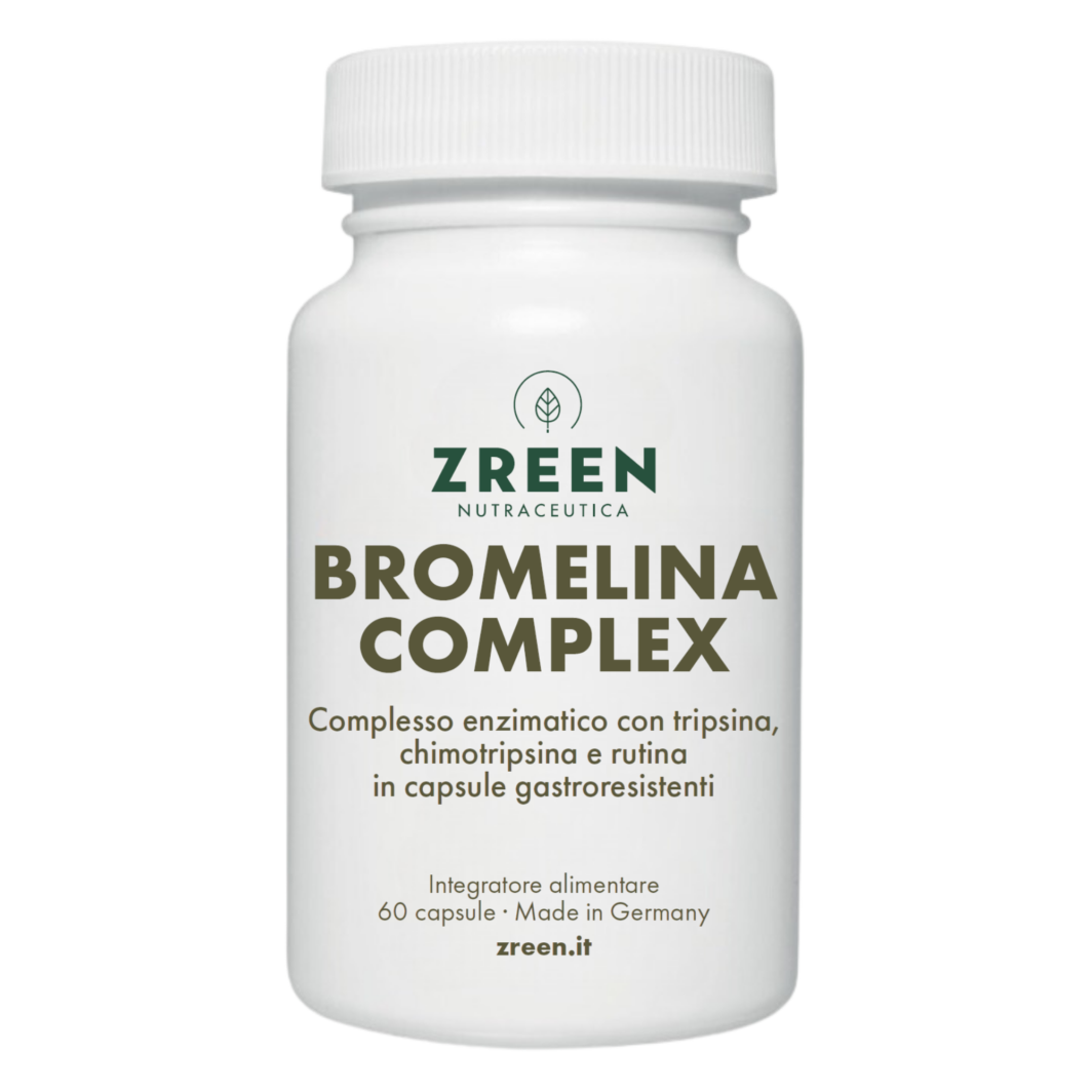 Bromelina Complex — Complesso Enzimatico con Tripsina, Chimotripsina e Rutina