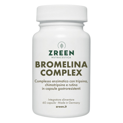 Bromelina Complex — Complesso Enzimatico con Tripsina, Chimotripsina e Rutina